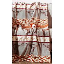 Carstens Unlined Longhorn Plush Throw Blanket, JP117, 54 IN x 68 IN