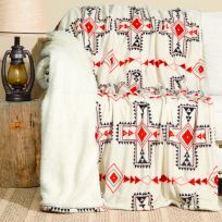 Carstens Custom Throw Blanket, Santa Fe, JRK341, 54 IN x 68 IN