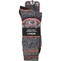 Mossy Oak Heavy Duty Thermal Socks, 3-Pack, MOTH-98, 10 - 13