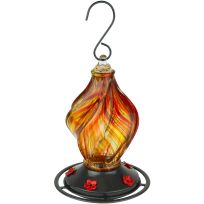 Nature's Way® Sunburst Sipper Handblown Recycled Hummingbird Feeder, 9962387, 13 OZ