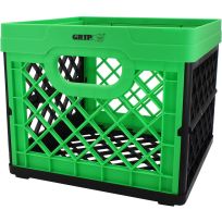 GRIP® Folding Storage Crate, 55177, 6 Gallon