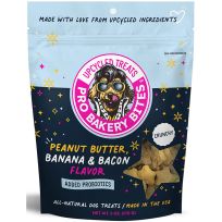PRO BAKERY BITES Upcycled Dog Treats, Peanut Butter, Banana & Bacon Flavor, 783766, 6 OZ