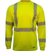 Key Men's ANSI Class 3 Segmented Tape UltraSoft Long Sleeve Pocket T-Shirt