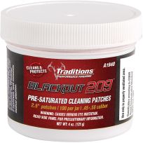 Traditions® BlackOut™ 209 Pre-Saturated Cleaning Patches, 022765