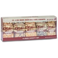 Amish Country Popcorn Popcorn Kernel Variety Set, 10-Pack, W 4 VS10, 4 OZ