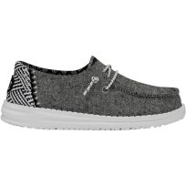 HEY DUDE Girl's Youth Wendy Chambray Woven Casual Shoe