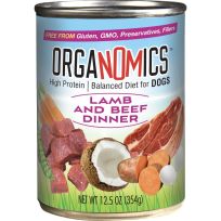 ORGANOMICS™ Lamb & Beef Dinner for Dogs, 00802, 12.5 OZ Can
