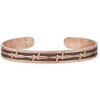 Montana Silversmiths Narrow Barbed Wire Cuff Bracelet, BC6278RG