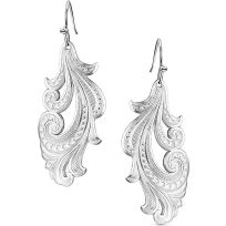 Montana Silversmiths Slvr Filigree Drop Earrings, ER6165