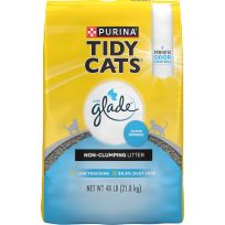 PURINA® TIDY CATS® Non Clumping Cat Litter, Glade Clear Springs Multi Cat Litter Odor Control Formula, 099-014-15, 48 LB