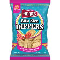 HERR'S Dipper Tortilla Chips, 6692, 10 OZ