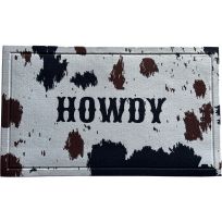 DHTG Gallery "Howdy" Doormat, GAL1830-FH20, 18 IN x 30 IN