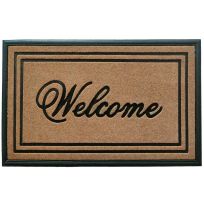 DHTG Better Than Coir "Welcome" Rubber/Polypropylene Doormat, BTC1830-12, 18 IN x 30 IN