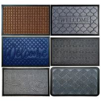 DHTG All Weather Rubber/Polypropylene Doormat, Assorted, 14DMVH101, 18 IN x 30 IN