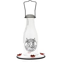 PANACEA® Milkhouse Glass Hummingbird Feeder, 24928