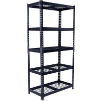 BLACK DIAMOND™ Light Duty Steel Shelving Unit with 5 Adjustable Shelves, 36 x 18 x 72 IN, BDP7236185