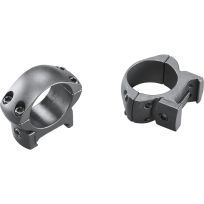 Weaver Grand Slam Steel Top Mount Rings, Medium, 49303, Matte Black, 1 IN