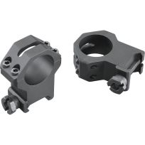 Weaver Four-Hole Picatinny Rings, XX-High, 99514, Matte Black, 1 IN