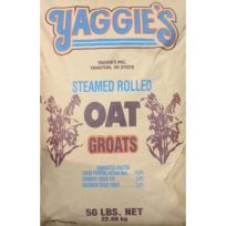 Yaggie's Steam Rolled Oats Groats, F1910, 50 LB