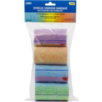 IDEAL® Syrflex Self Adhering Bandage, 4-Pack, TA3400RBW-4PK, Rainbow, 4 IN x 5 YD