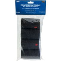 IDEAL® Syrflex Self Adhering Bandage, 4-Pack, TA3400BLK-4PK, Black, 4 IN x 5 YD