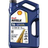 Shell ROTELLA® T6 Full Synthetic 10W-30 Diesel Engine Oil, 550069698, 1 Gallon