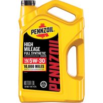 PENNZOIL® High Mileage Full Synthetic 5W-30 Motor Oil, 550069992, 5 Quart