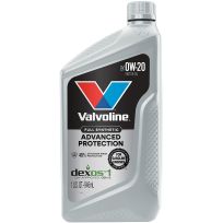 Valvoline™ Advanced Protection Full Synthetic Motor Oil, SAE 0W-20, VV916, 1 Quart