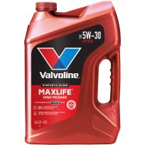 Valvoline™ MaxLife Technology™ High Mileage Synthetic Blend Motor Oil, SAE 5W-30, 881163, 5 Quart