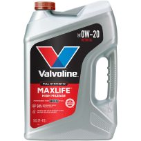Valvoline™ MaxLife Technology™ High Mileage Full Synthetic Motor Oil, SAE 0W-20, 881168, 5 Quart