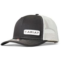 Ariat® Offset Patch Cap, A300000501, Black, One Size Fits Most