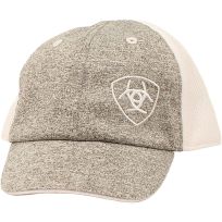 Ariat® Offset Logo Cap, A300008206, Grey, One Size Fits Most