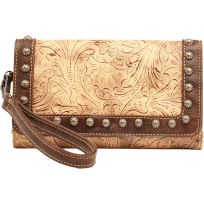 NOCONA Lydia Clutch, N7511241, Cream / Tan