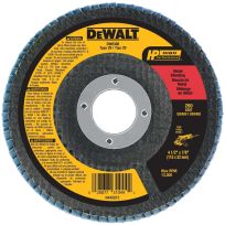 DEWALT Zirconia Flap Disc (60 Grit), DW8308, 4-1/2 IN x 7/8 IN
