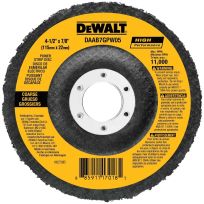 DEWALT Power Wheel Flap Disc, DAAB7GPW05, 4-1/2 IN x 7/8 IN