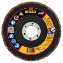 DEWALT ELITE SERIES™ Type 29 Ceramic Flap Disc (40 Grit), DWA8280, 4-1/2 IN x 7/8 IN