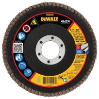 DEWALT ELITE SERIES™ Type 29 Ceramic Flap Disc (60 Grit), DWA8281, 4-1/2 IN x 7/8 IN