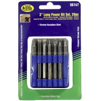 Toolcache 3" Large Variety Power Bit Set, 29-Pieces, 56147