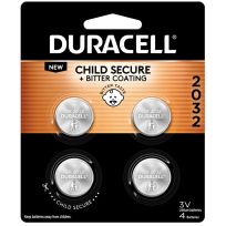 DURACELL® Specialty 3V Lithium Coin Battery, 2-Pack, DURDL2032B4PK, 2032