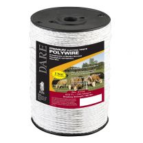 Dare Premium Electric Fence Polywire, 656 FT, 3174