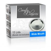 Country Classics Wide Mouth Lids, 12-Pack, CCCL-012-WM