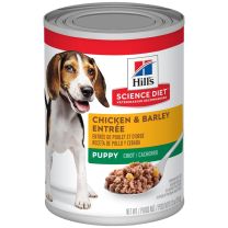 Hill's Science Diet Puppy Canned Dog Food, Chicken & Barley Entre, 7036, 13 OZ Can