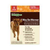 SENTRY® 7 Way Broad De-Wormer for Medium & Large Dogs Over 25 LB, 03978