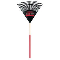TRUPER® TRU TOUGH Wood Handle Poly Rake, 30478, 30 IN