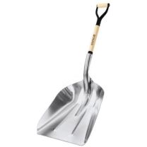 TRUPER® TRU PRO Wood Handle 14-3/4 Aluminum Scoop, 31293, 27 IN