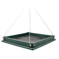 Songbird ESSENTIALS™ Recycled Plastic Hanging Platform Feeder, SERUBLHPF105