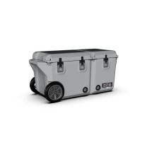 WYLD GEAR® Freedom Series Hard Cooler, USHC65-GY, Grey, 65 Quart