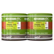 Hutchison Western Round Bale Twine, 110# Knot Strength, TA205-002-5000, Rust, 20000 FT