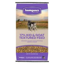 Bomgaars Feeds 17% Kid & Goat Textured Feed, 81920, 40 LB Bag