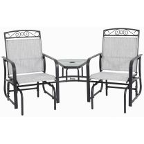 LIVINGSCAPE™ Patio Tete A Tete, 2-Seat Glider, LS6-002
